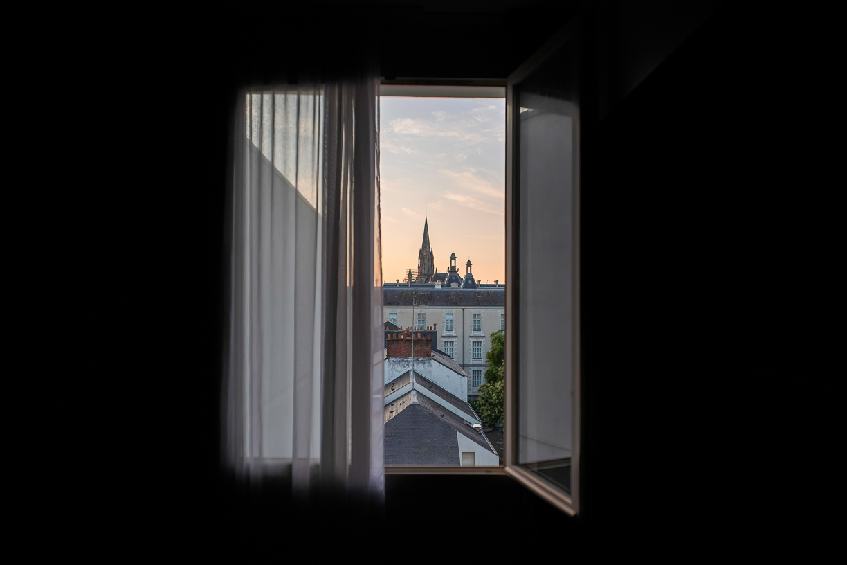 Chambre avec vue. 