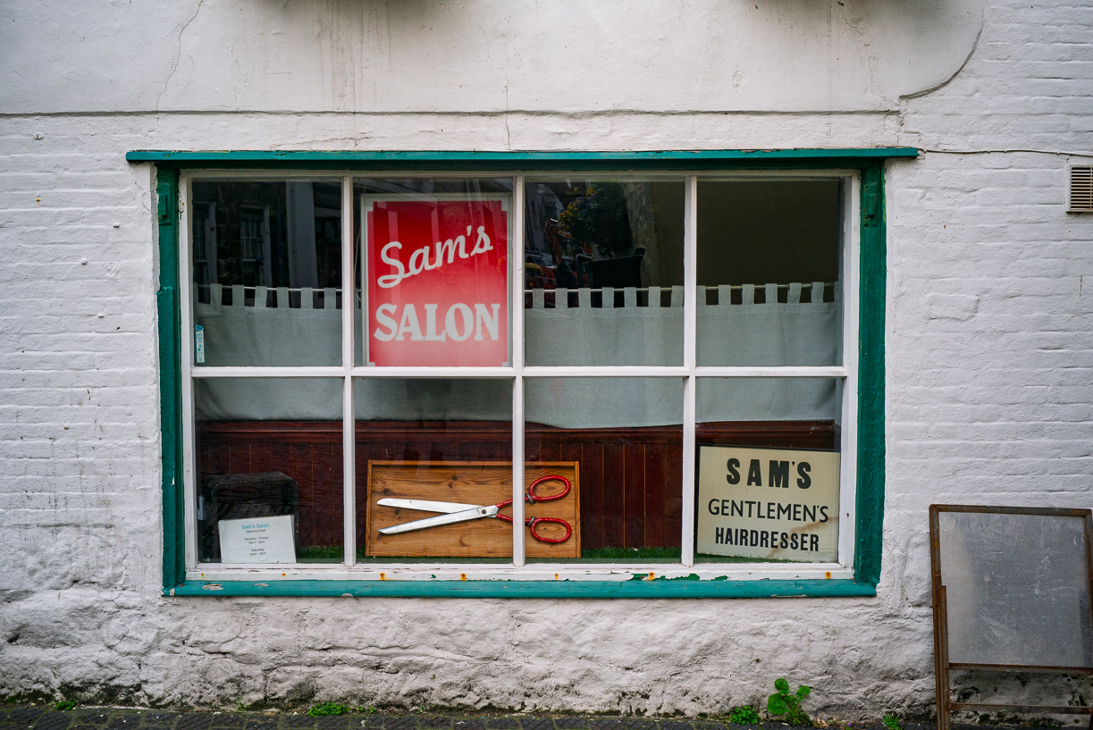 Sam's salon.